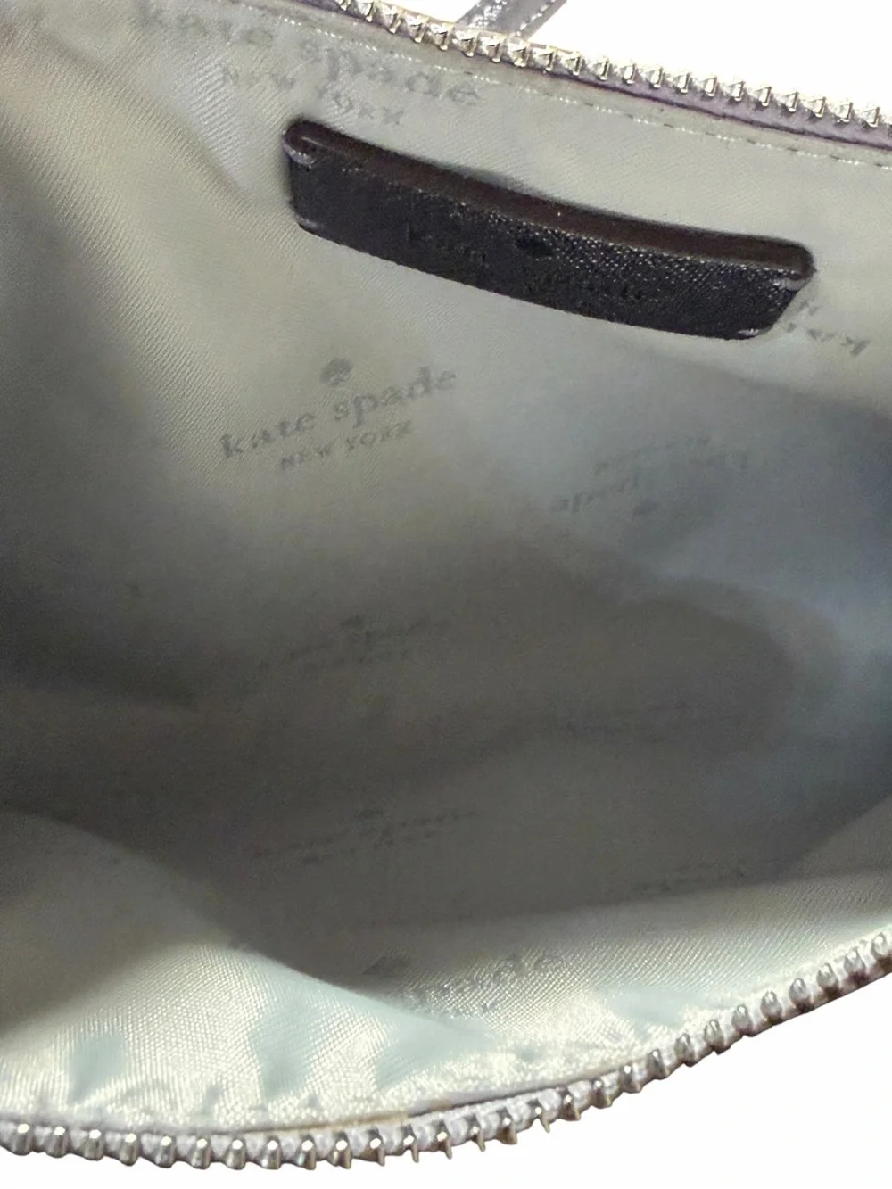 NWOT kate spade W/COA Sadie Metallic Purple Crossbody Bag